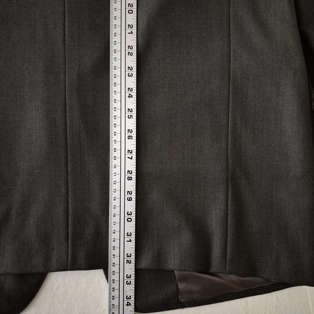 Ermenegildo Zegna Taglio Esclusivo Blazer Mens 44L Wool Super 100s Olive Brown